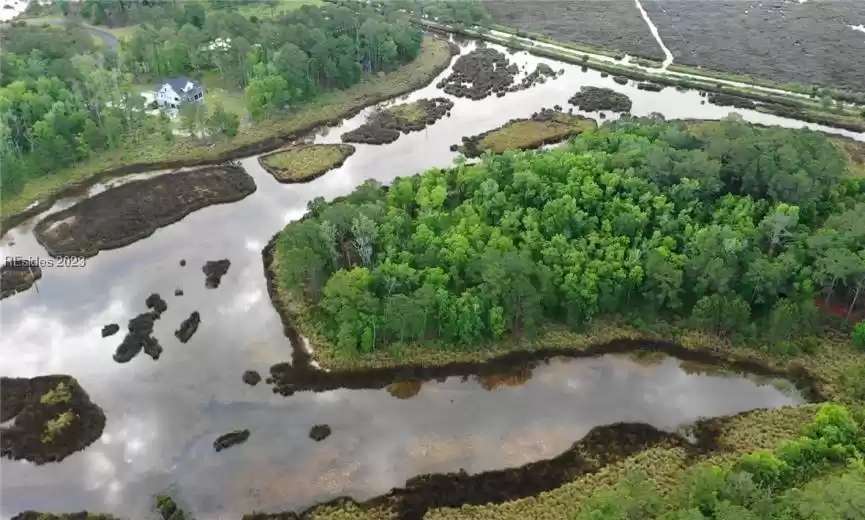 Aerial view of lots 33, 25, and 24