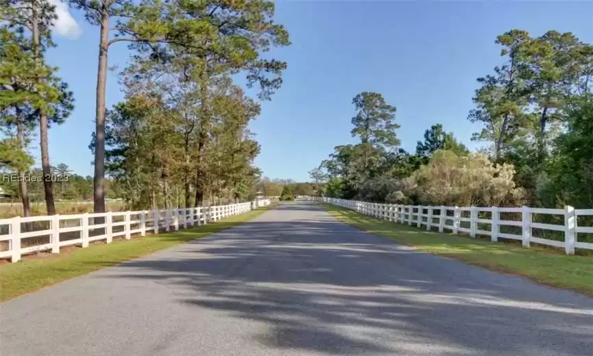 Drive past SCAD Equestrian Center