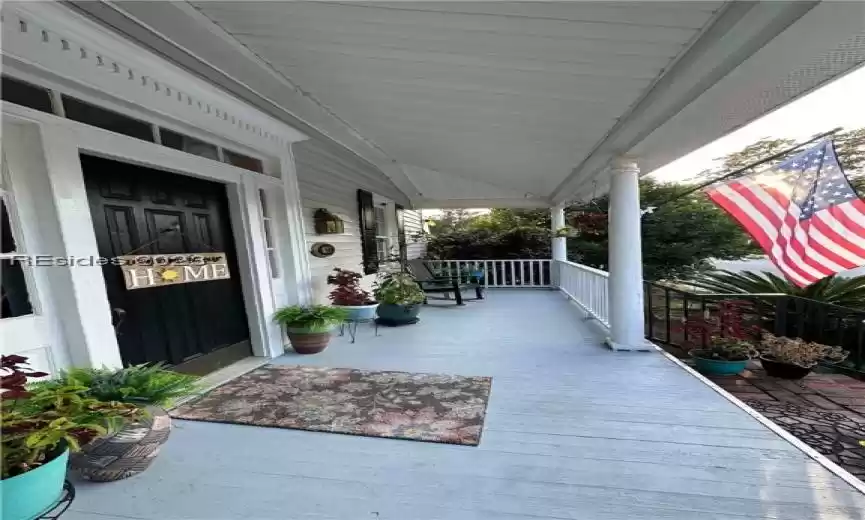 Rocking chairs or porch swings provide the perfect spot to unwind, where you can sip on sweet tea or your beverage of choice.