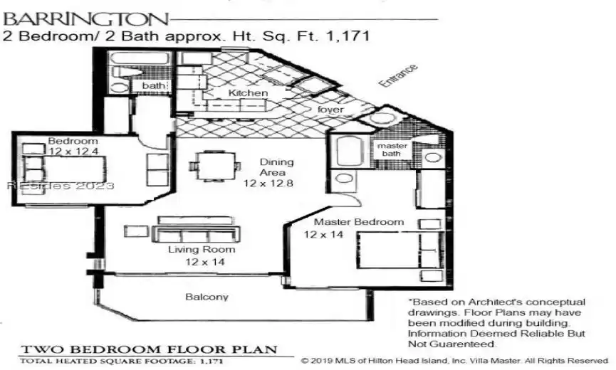 Floor Plan (layout of #401 is reversed)
