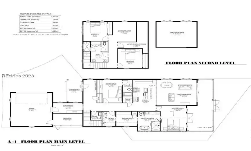 Potential Floor plan custom designed for this lot.