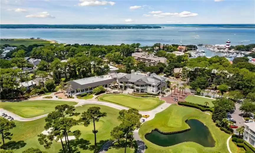 Harbour Town Golf Links and Clubhouse, part of the Sea Pines resort.