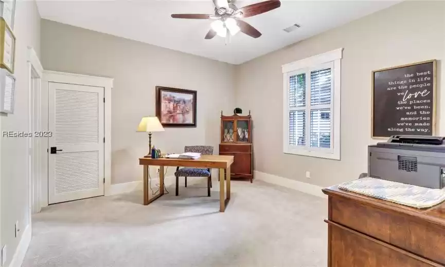 Office or study near master bedroom.