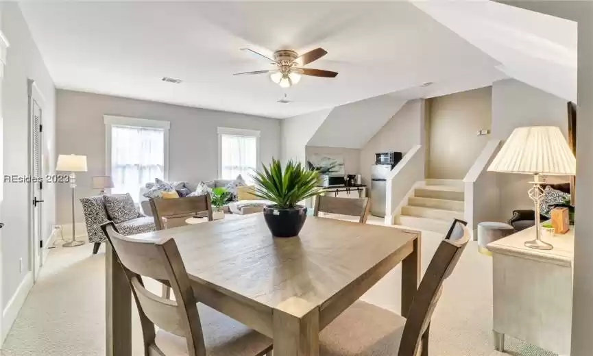 Upstairs sitting area for guests.