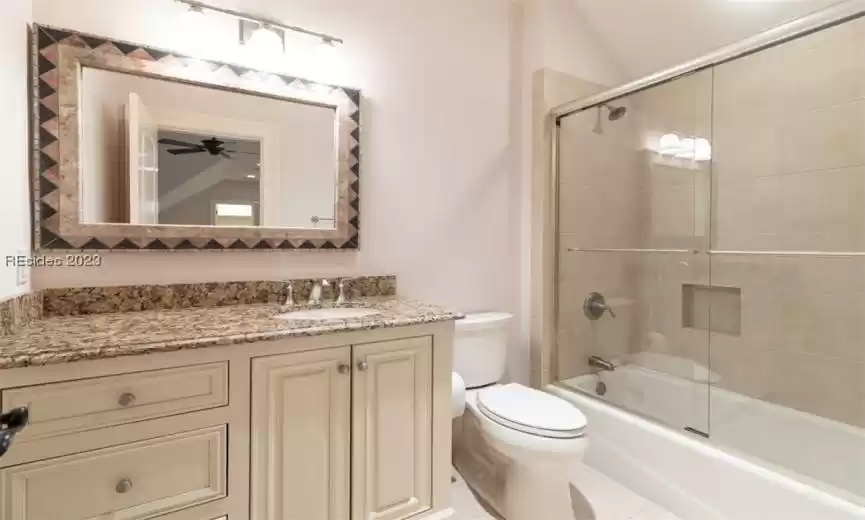 Full bathroom upstairs.