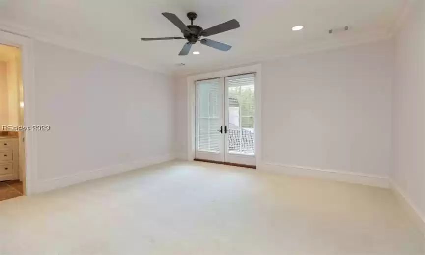 3rd guest ensuite bedroom upstairs on the right side of the home.