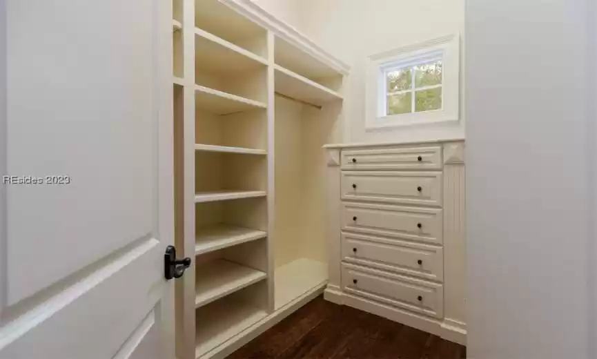 2nd custom closet in the primary suite.