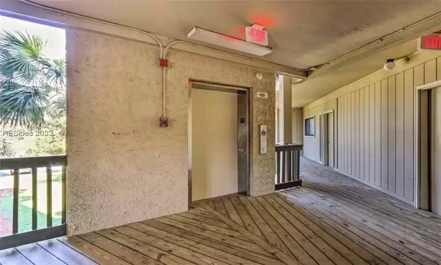 This condo is close to the elevator as well as stairs and a ramp!