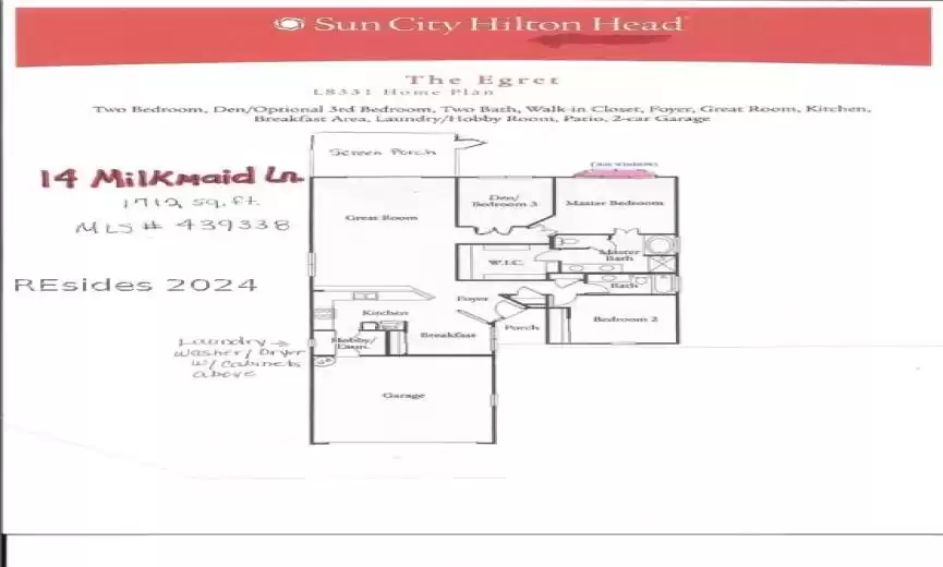 Bluffton, South Carolina 29909, 2 Bedrooms Bedrooms, ,2 BathroomsBathrooms,Residential,For Sale,439338