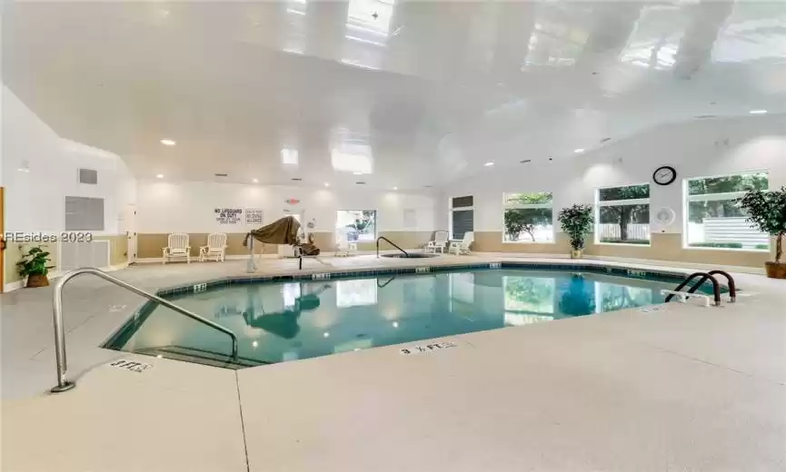 Interior Heated Pool, hot tub, and Sauna. Open year-round