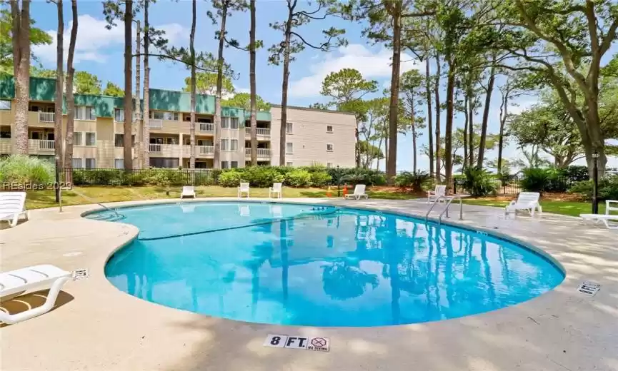 Oceanside pool - one of 3 pools found in The Spa on Port Royal Sound!