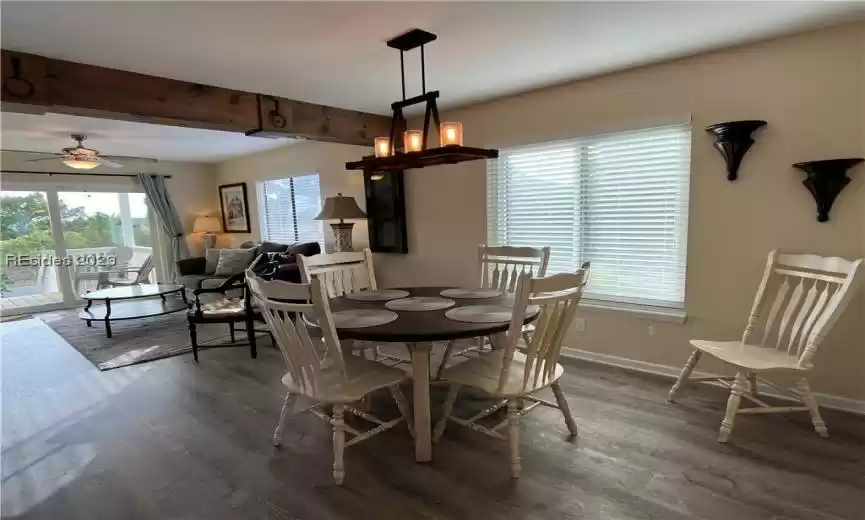 Large dining room space