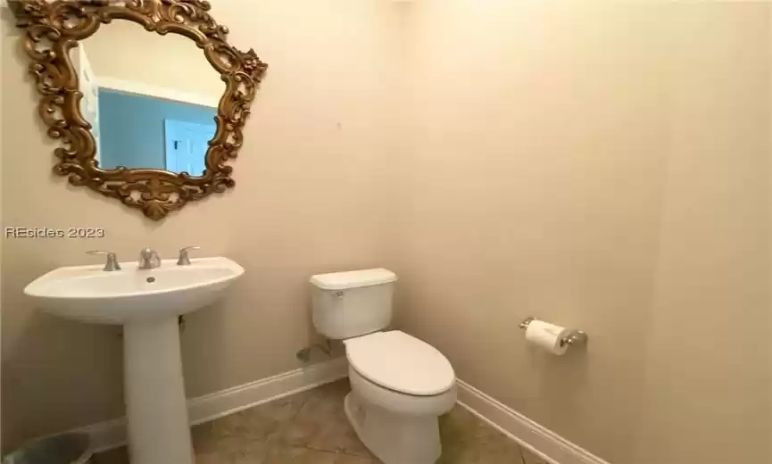 Half Bath on first floor