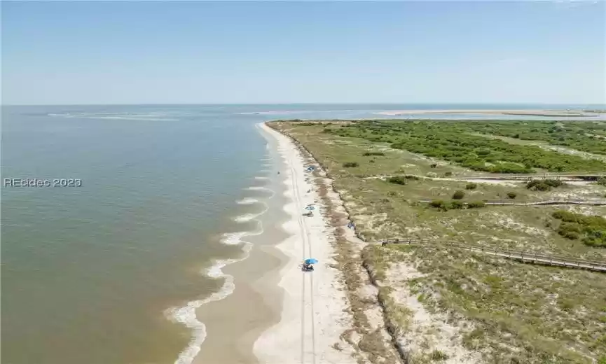 Another view of our beautiful beach on Harbor Island.