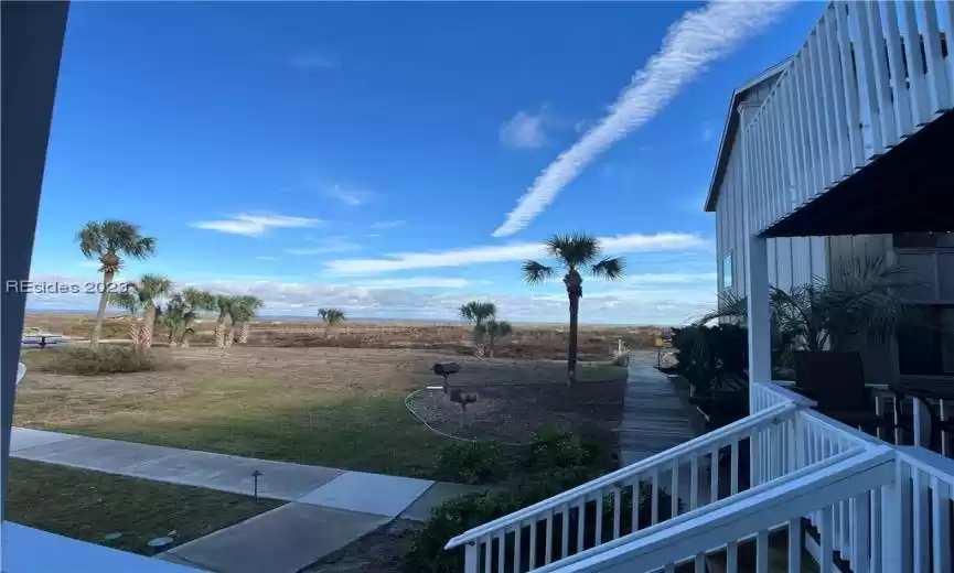 Ocean view from balcony.