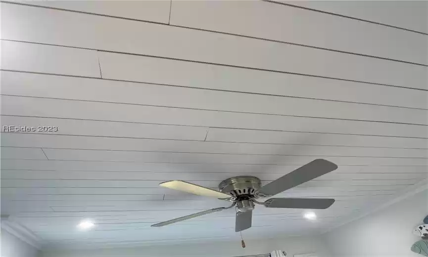 Shiplap ceiling throughout condo - new in 2022.