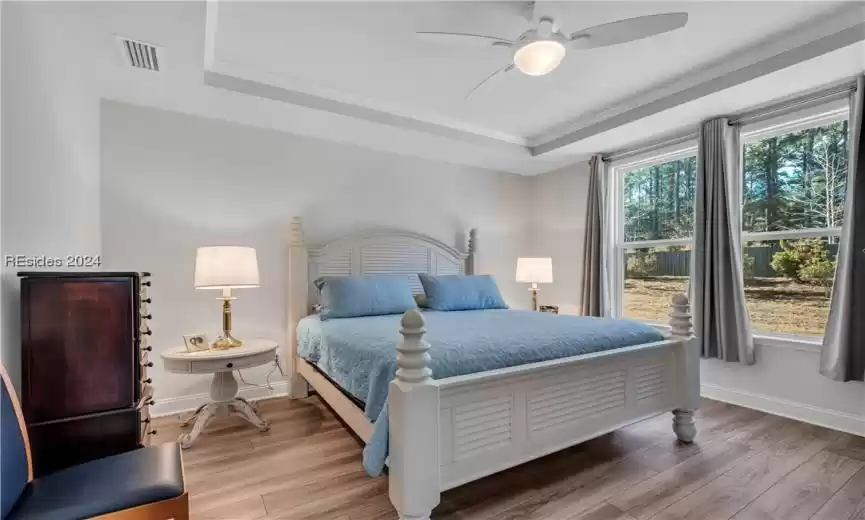 Primary Bedroom w Tray Ceiling.