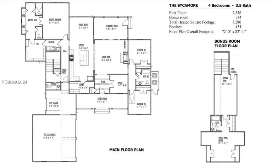 Okatie, South Carolina 29909, 4 Bedrooms Bedrooms, ,3 BathroomsBathrooms,Residential,For Sale,441821