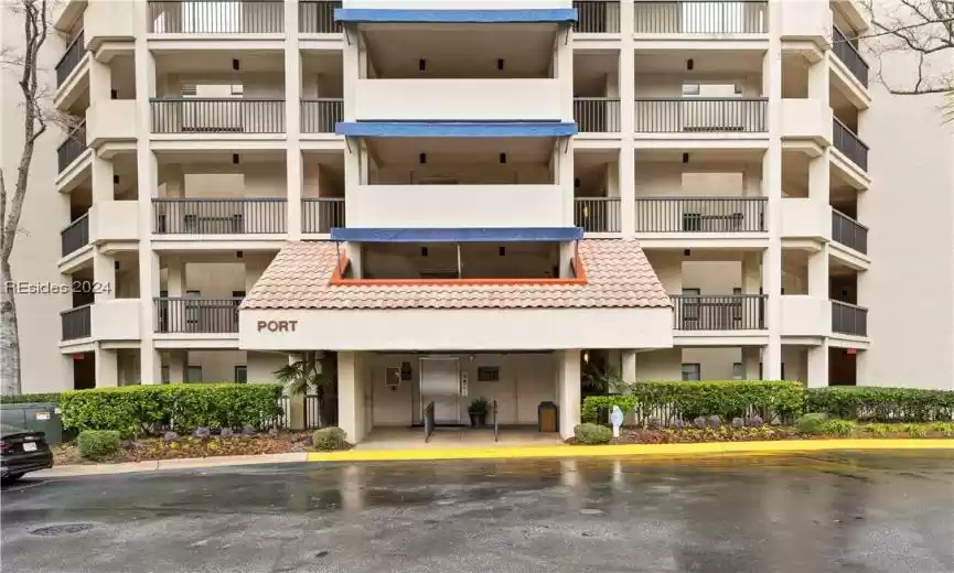 Welcome to the Port Building- a central elevator or choose from stairwells on either side of the building. This is a gated community in Shelter Cove.