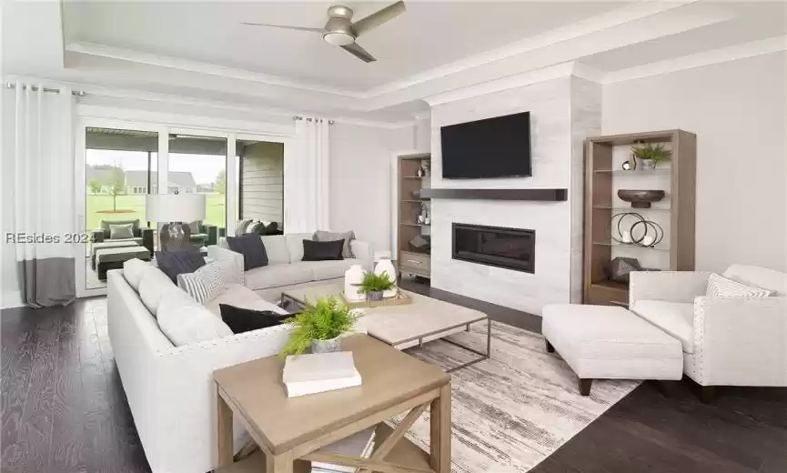 This is a rendering, not the actual home.