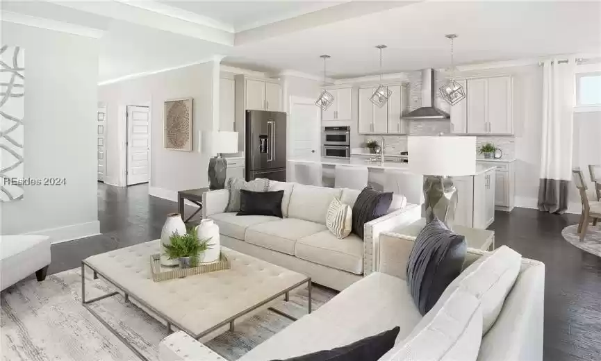 This is a rendering, not the actual home.