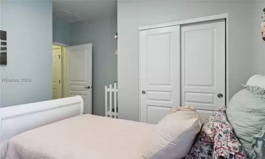 Bedroom with a closet