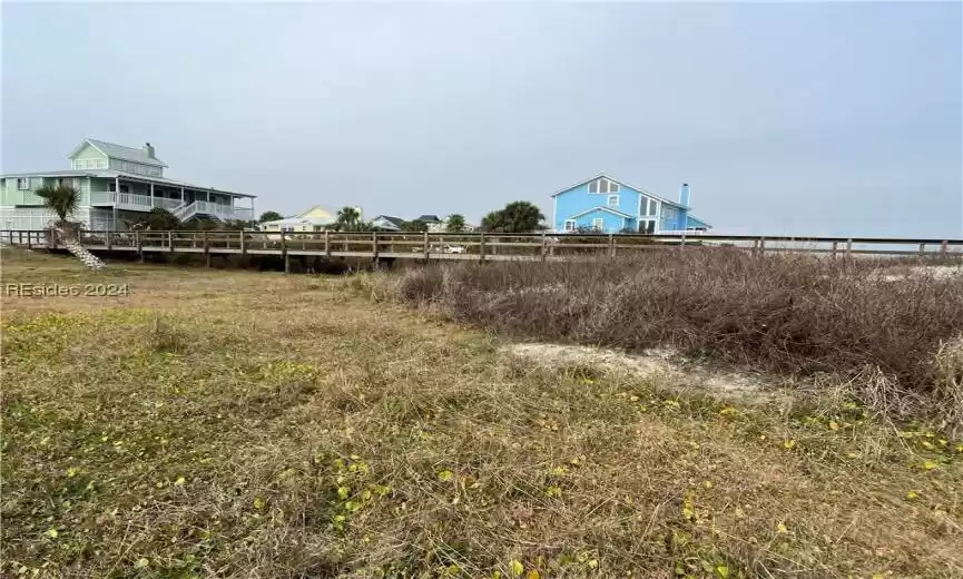 Lot looking toward boardwalk.