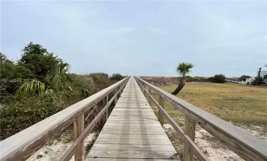 Boardwalk to beach