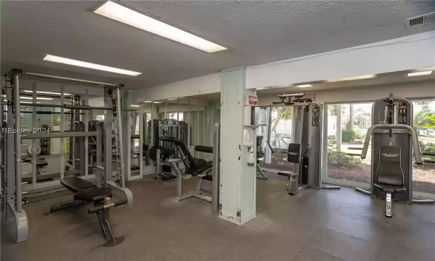 Another picture of the fitness center.