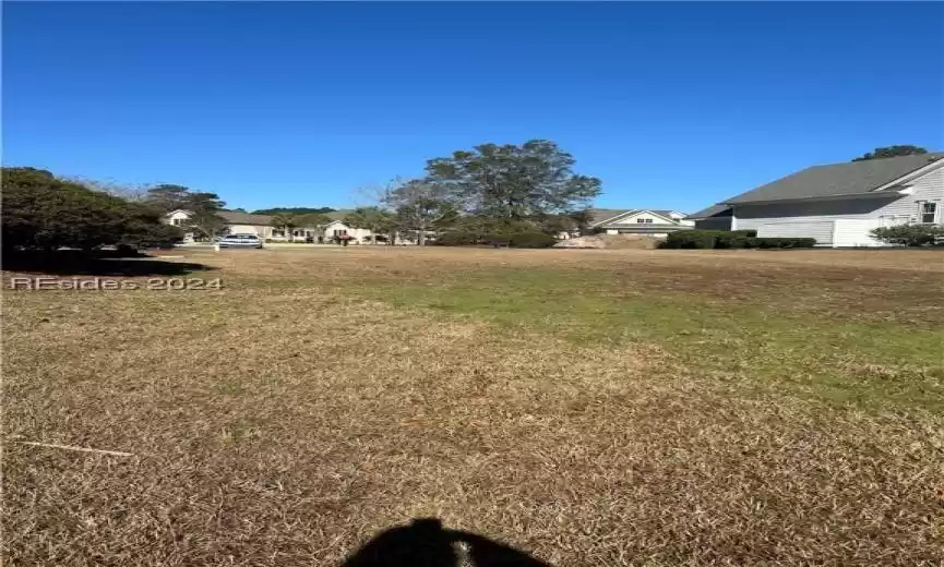 View of yard from rear