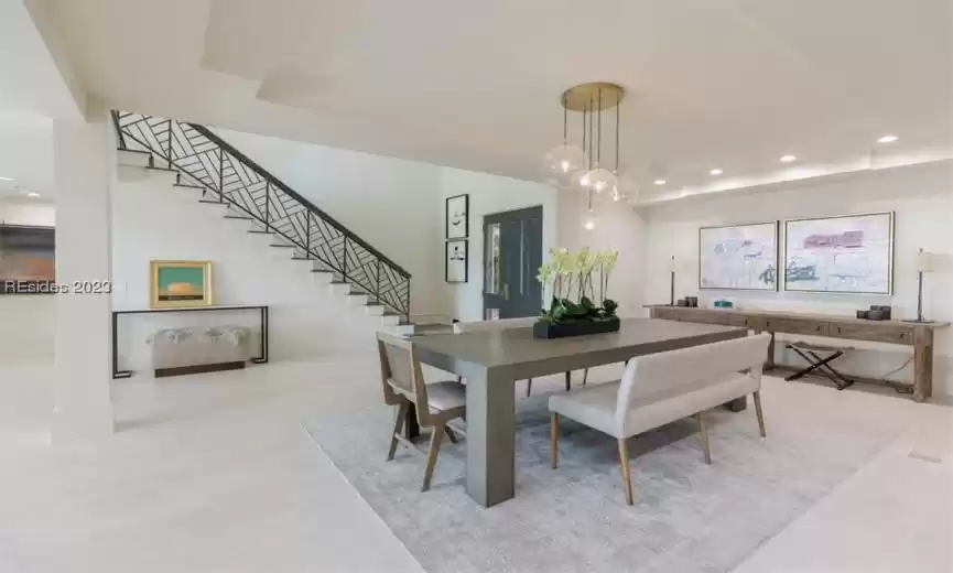 Dining Room and Staircase and Front Entry