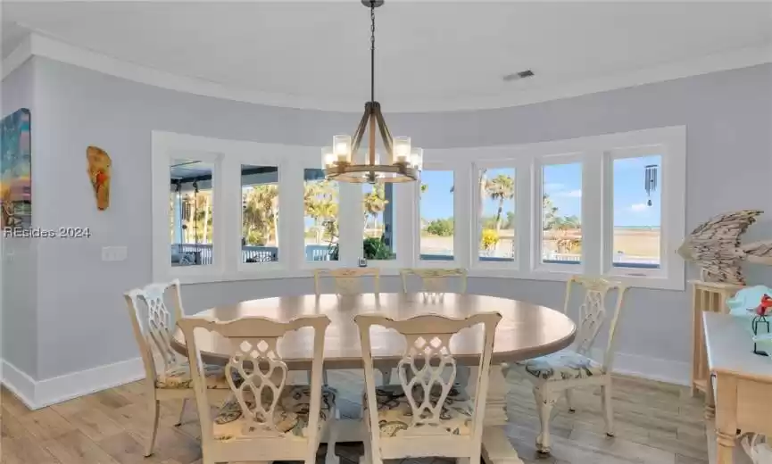 Fabulous views from eating area