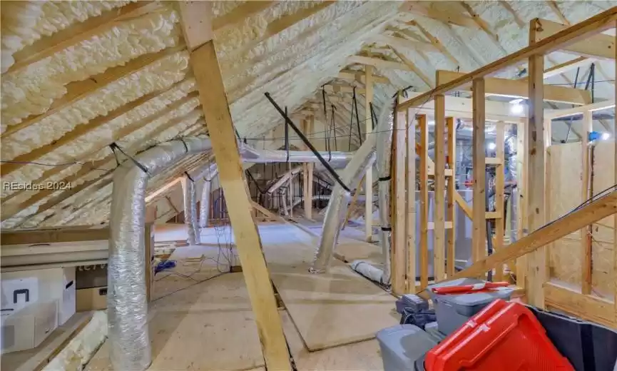 Plumbed for full bath and plenty of room for 2 bedrooms and still have ample storage space!