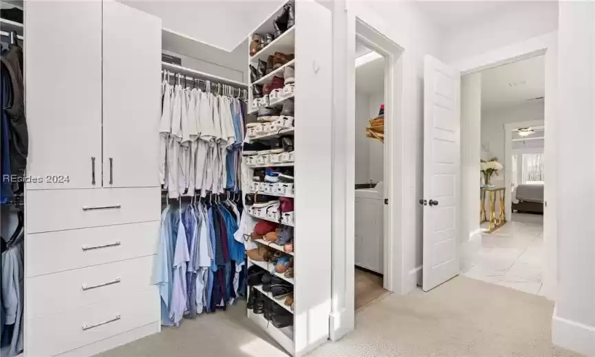 A dream closet! House has tons of storage unlike most new homes.