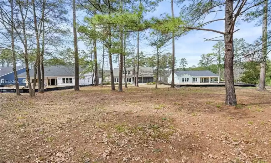 View of home from golf course