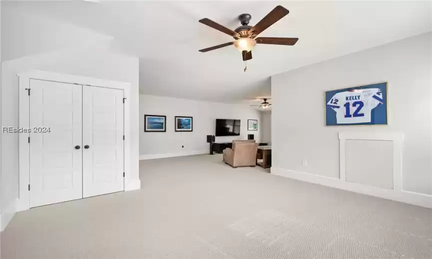 This bonus room could be an additional bedroom because of closet and bath