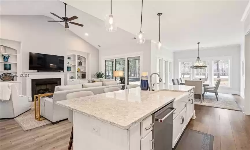 Top of the line stainless steel appliances