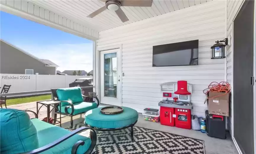 Screened porch