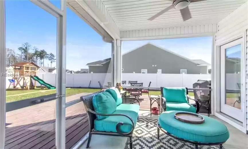 Screened porch