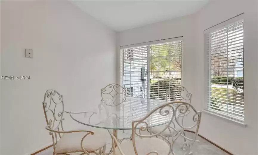 Breakfast nook.