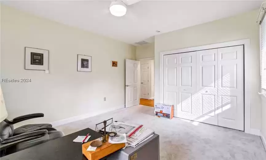 Bedroom 2 being used as an office
