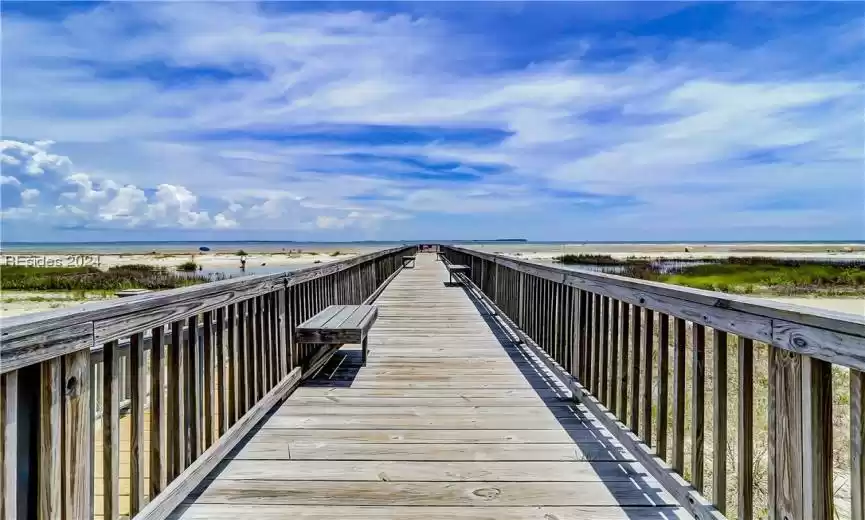 Private Dock going to Beach