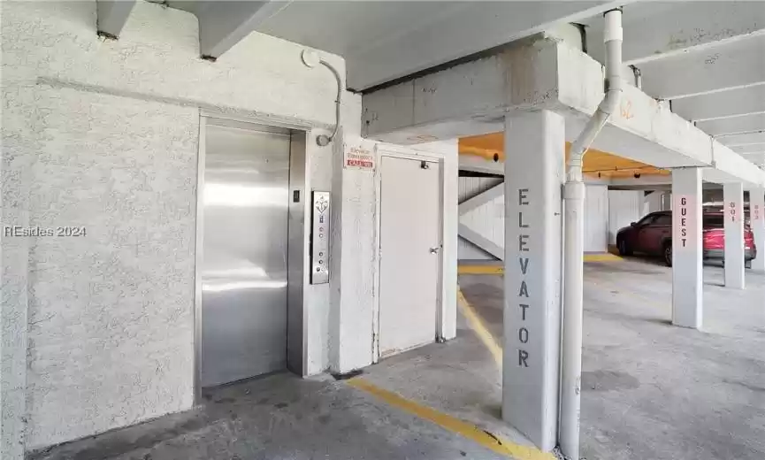 elevator from garage