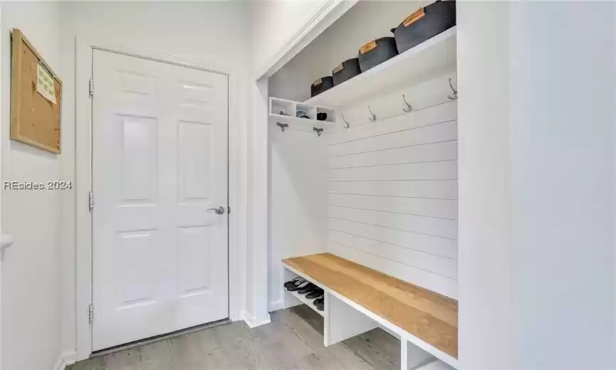 Custom drop zone/mud room