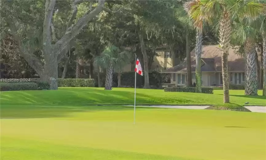 View of 10th Green of Harbour Town Golf