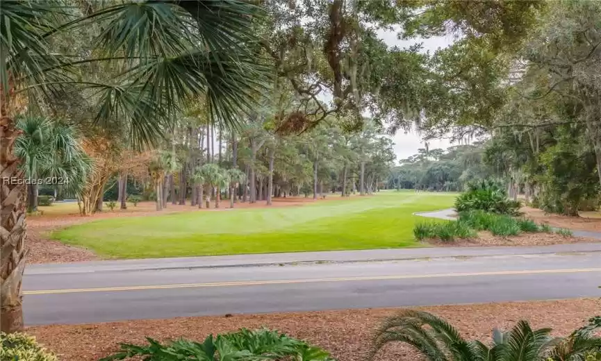 View of 11th Tee and Fairway of Harbour Town Golf Links