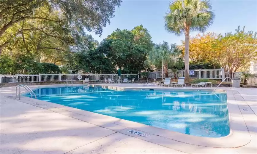 View of Twin Oaks Villas community pool