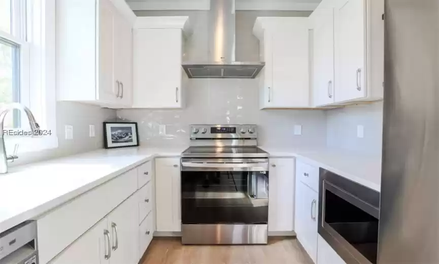 Examples of finishes and proof of quality workmanship from another built home in the neighborhood by the same firm.