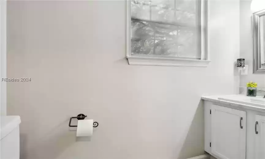 Powder Room on Main Level.