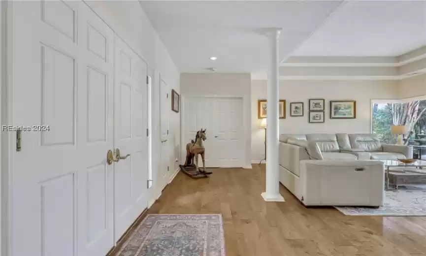 Living Room and Front Entrance